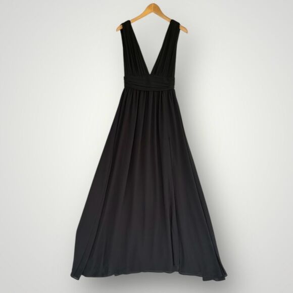 🎉5 for $45🎉 Lulus Dress Long Maxi Women Size XS Special Occasion Black - Picture 1 of 7